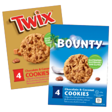 Twix of Bounty glutenvrije koekjes